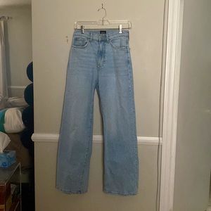 urban outfitters, bdg high rise wide leg jeans
